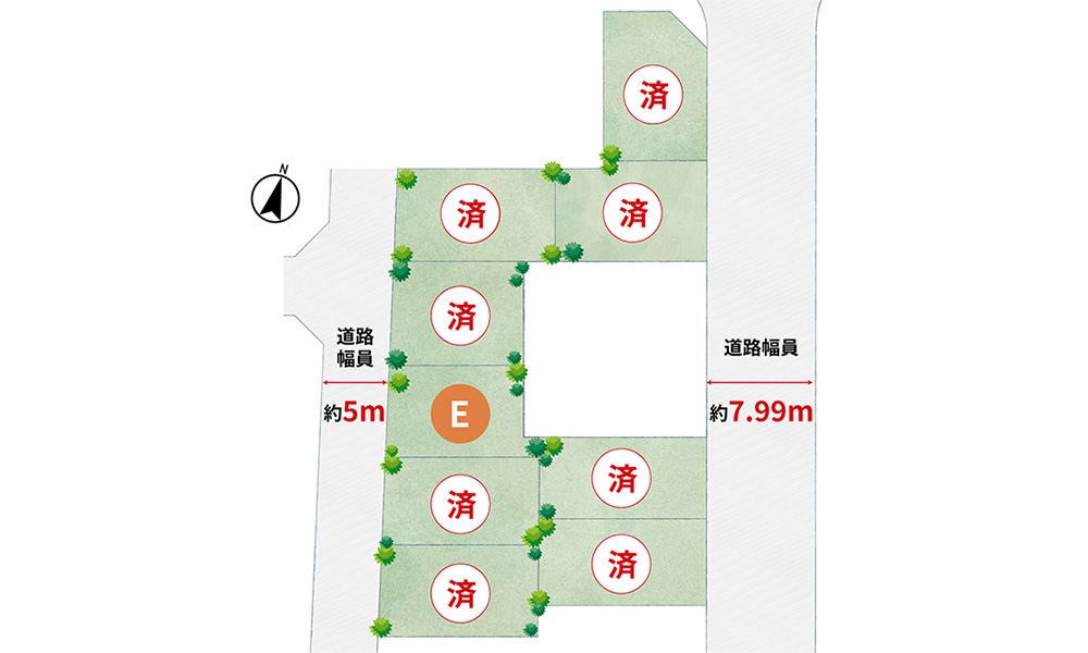 土地　神戸市兵庫区吉田町E号地 MAP