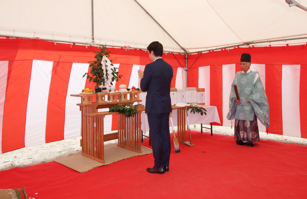 神⼾市灘区深⽥町プロジェクトの地鎮祭について