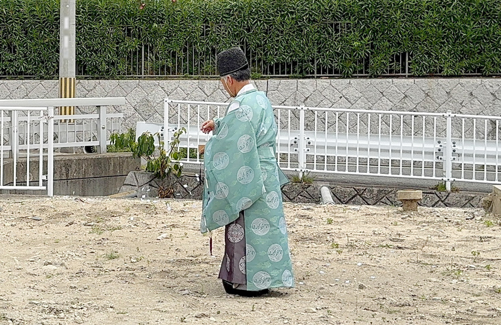 神⼾市灘区深⽥町プロジェクトの地鎮祭について